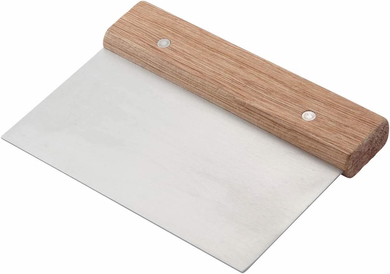 wooden handle dough cutter