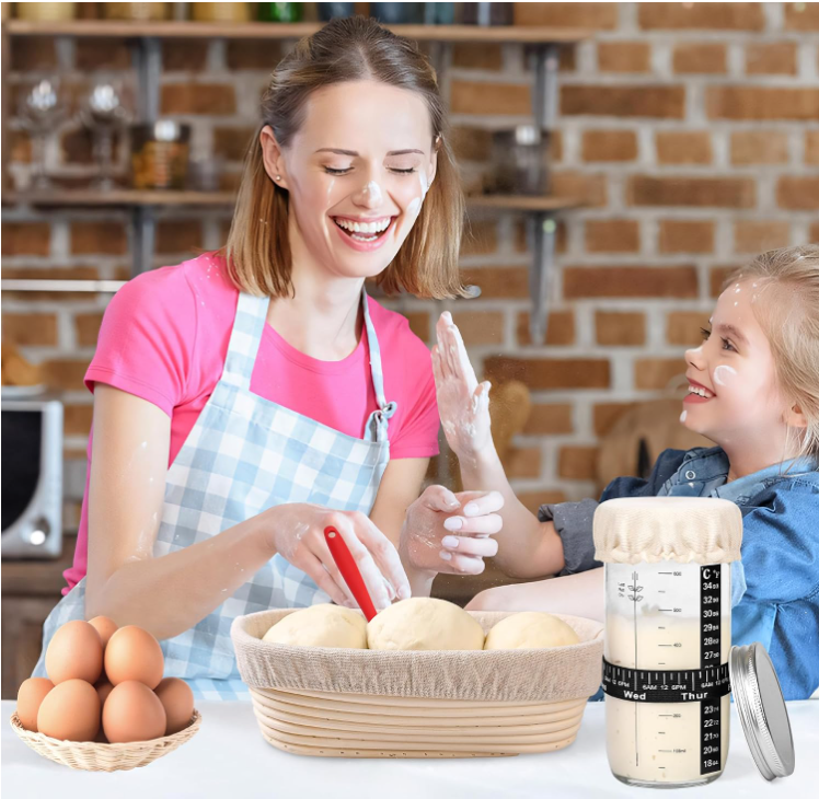 Founder working in bakery